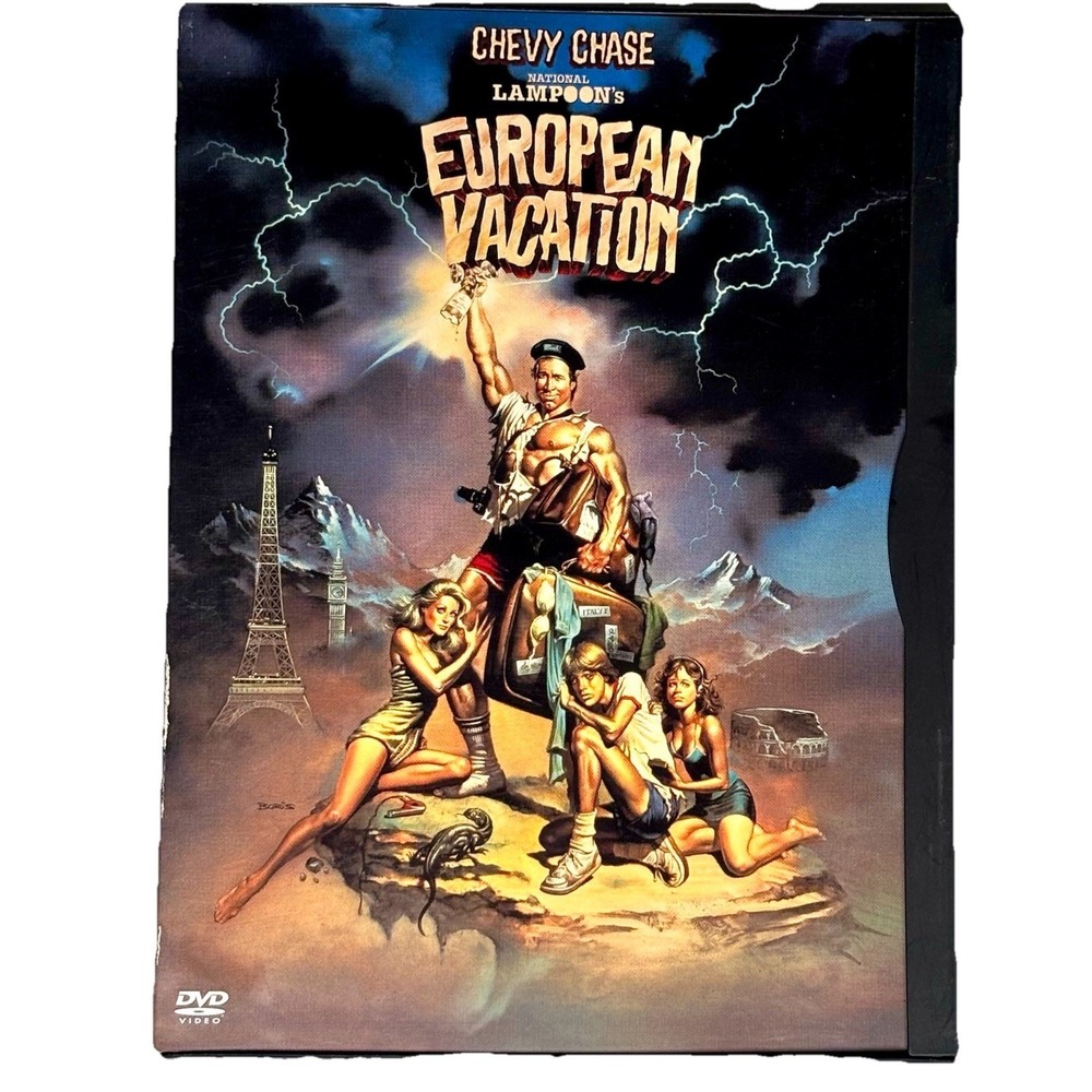 National Lampoons European Vacation DVD Snap Case Chevy Chase Comedy Movie